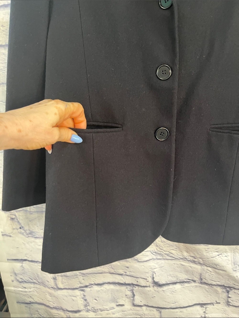 Vintage Callaghan Italian Designer Blazer 1980’s-1990’s Wool IT 42 US 6 - Picture 3 of 10